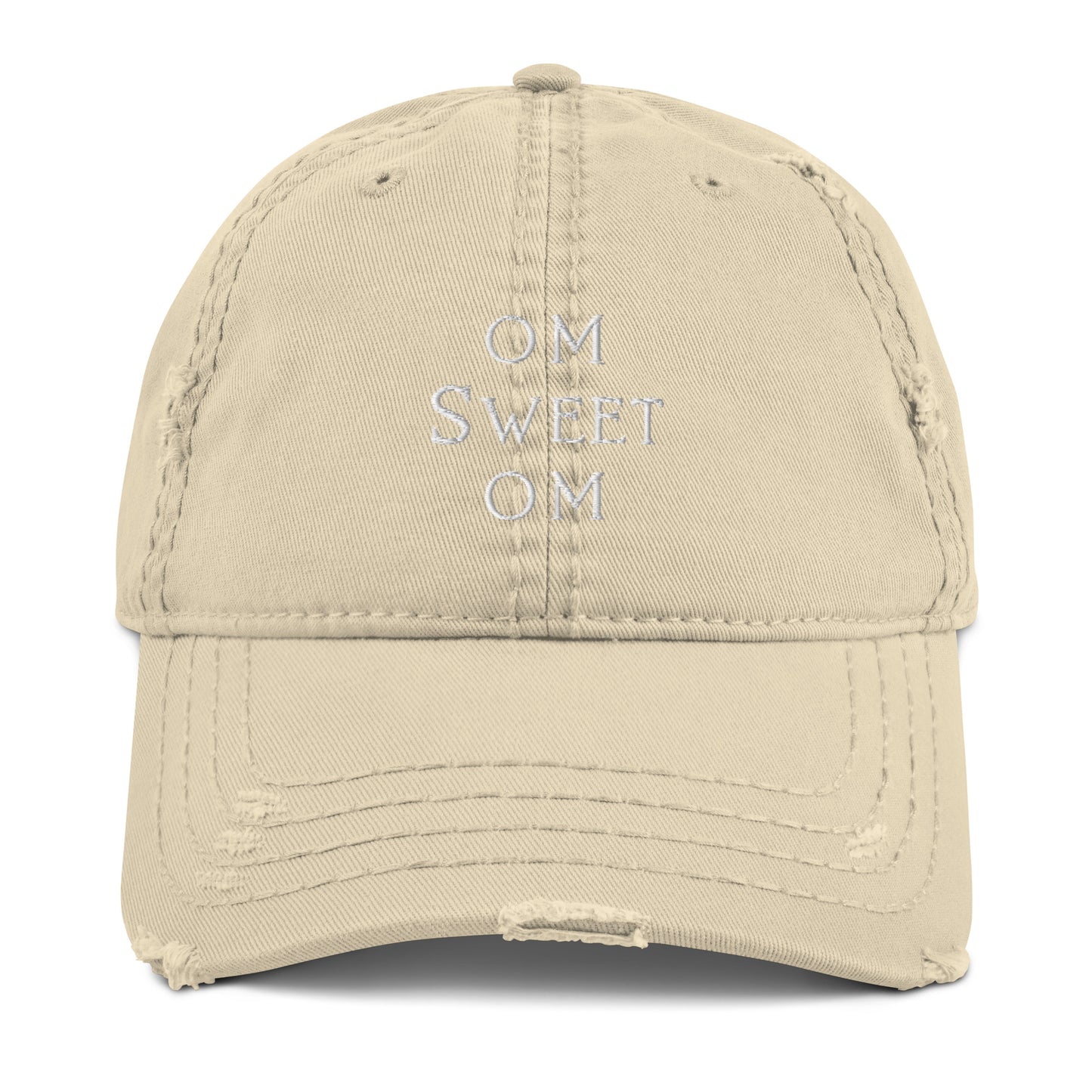 Om Sweet Om distressed baseball hat