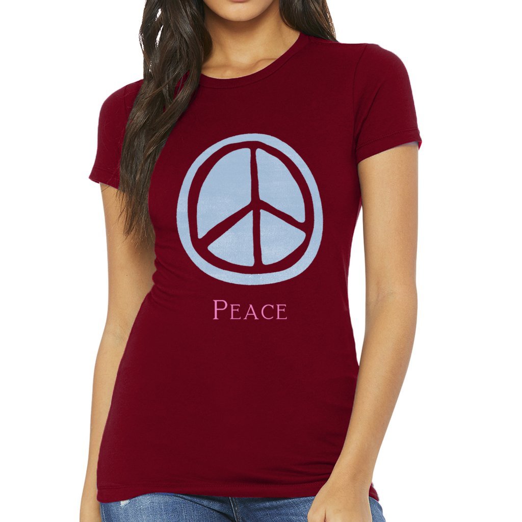 Peace women's slim fit tee