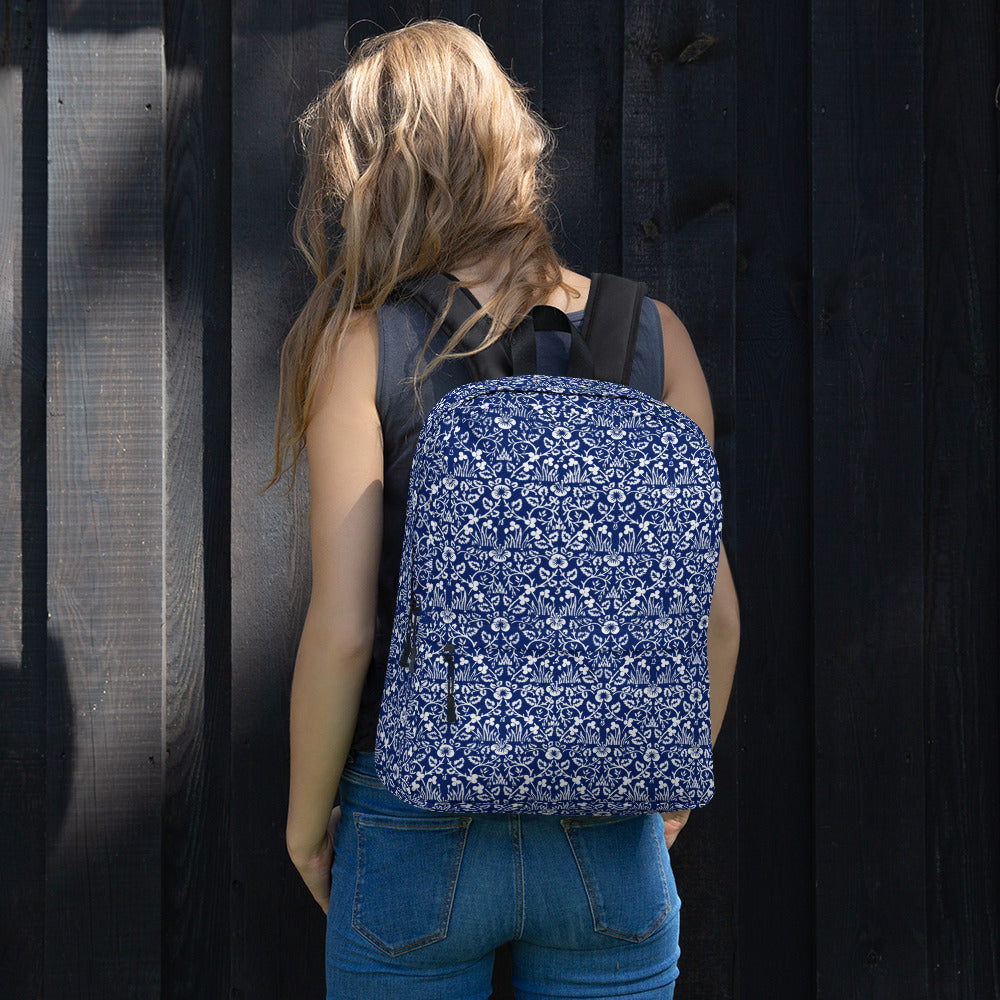 William Morris print backpack