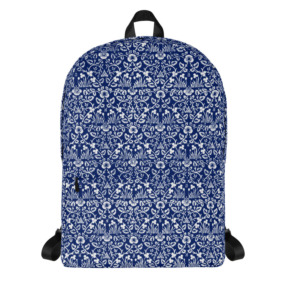 William Morris print backpack