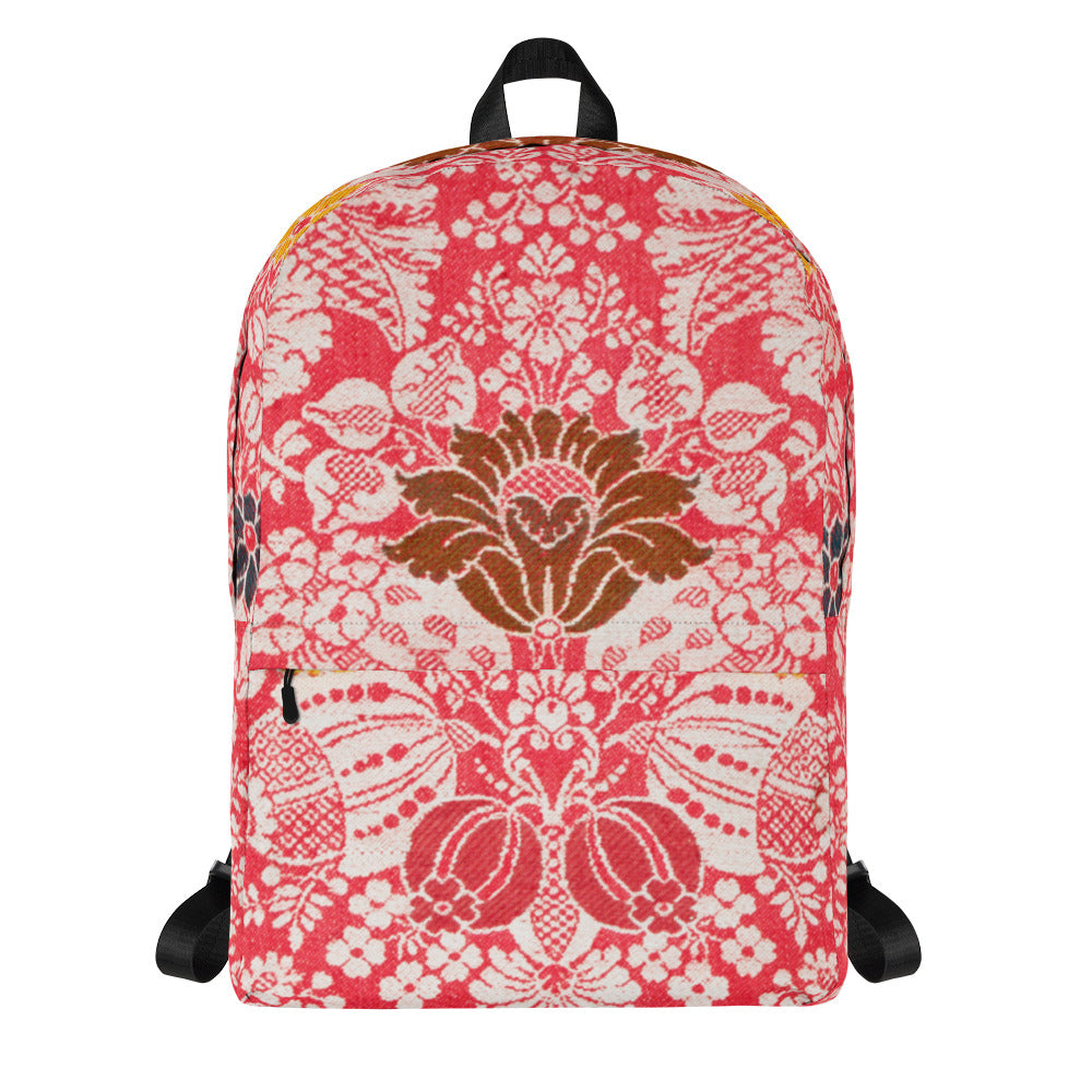 William Morris print backpack