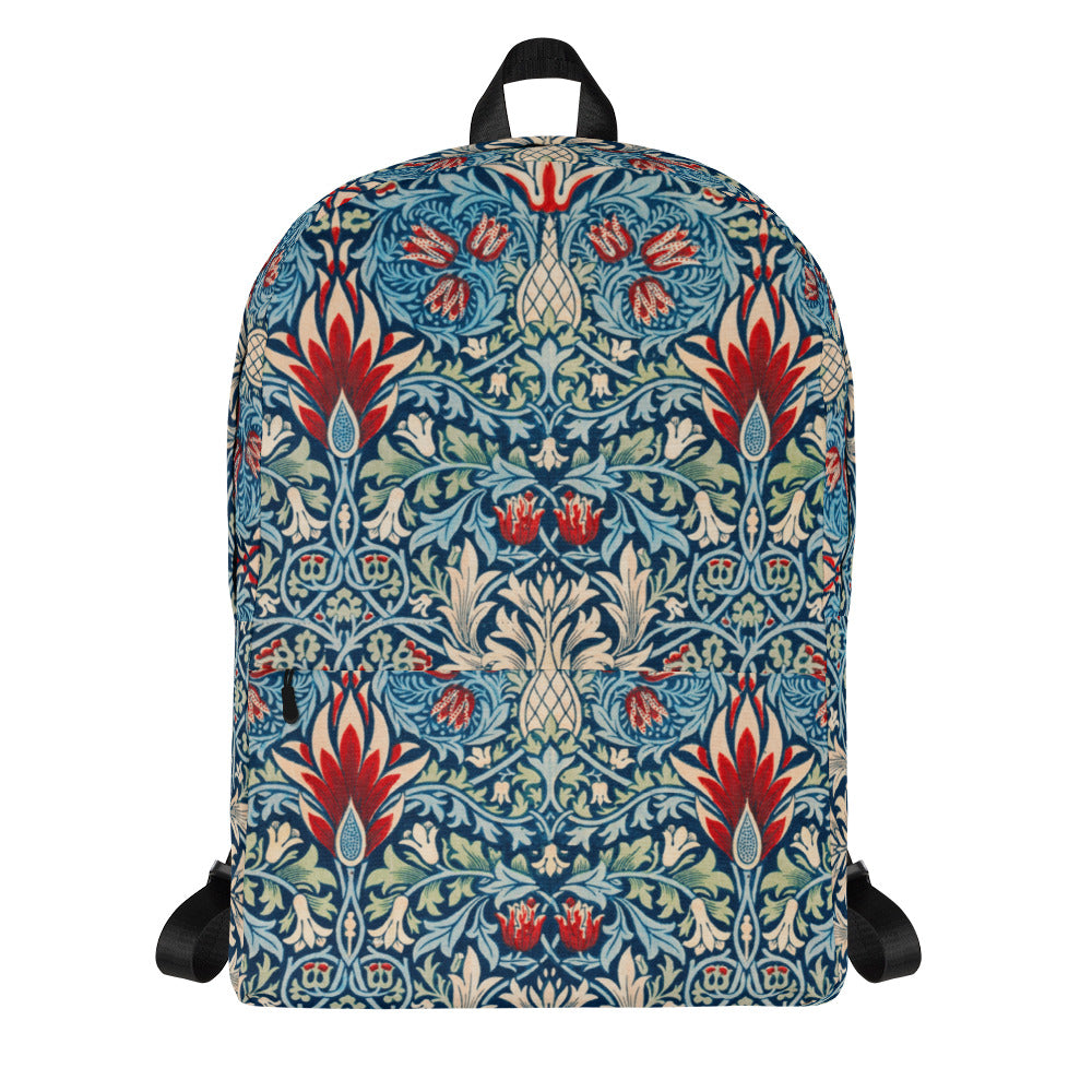 William Morris print backpack