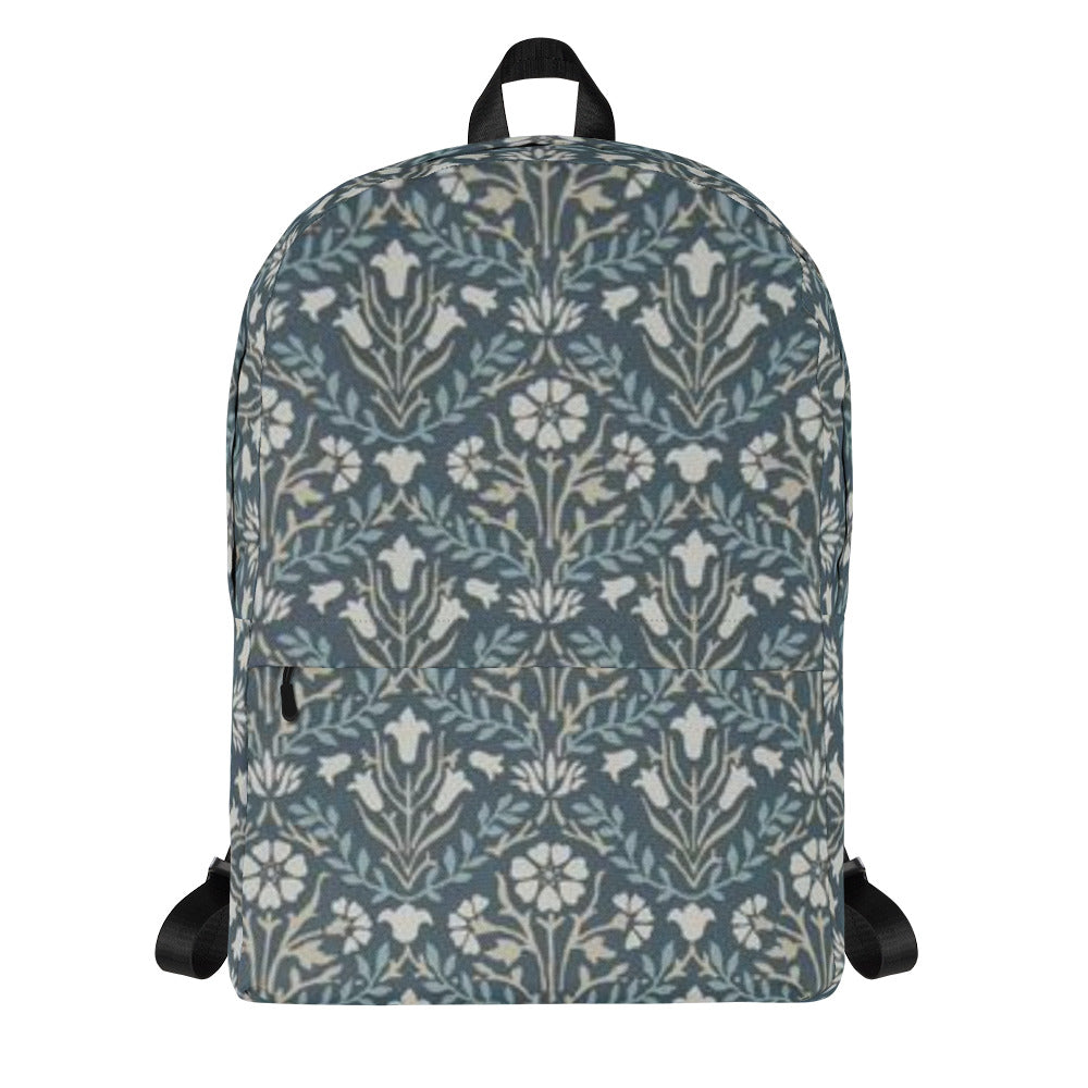 William Morris print backpack