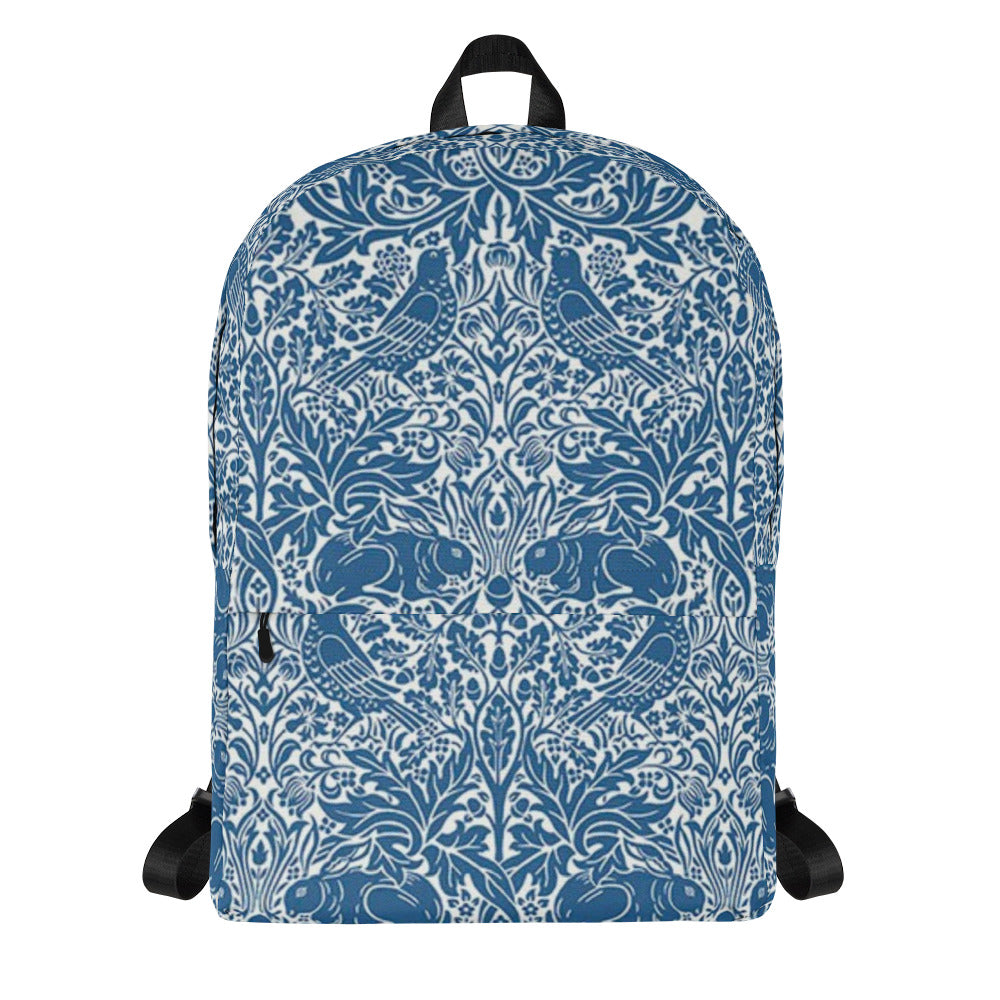 William Morris print backpack