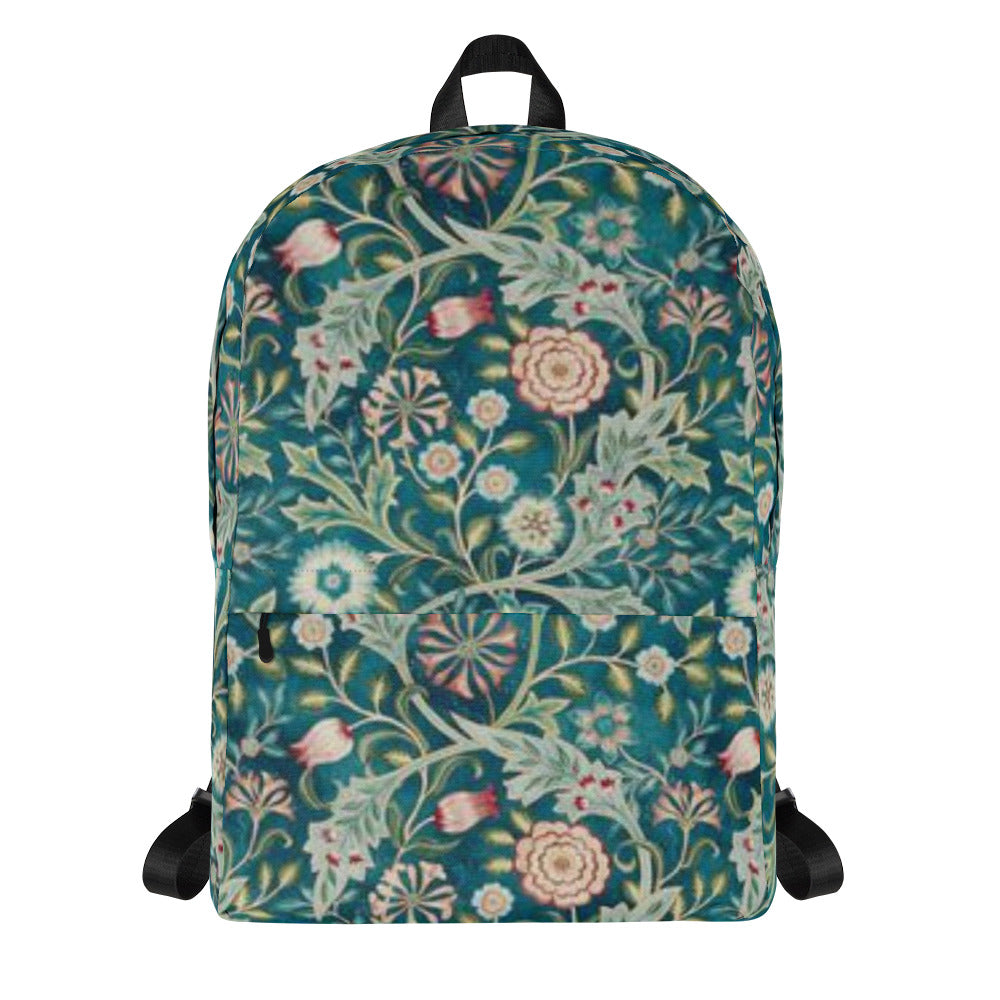 William Morris print backpack