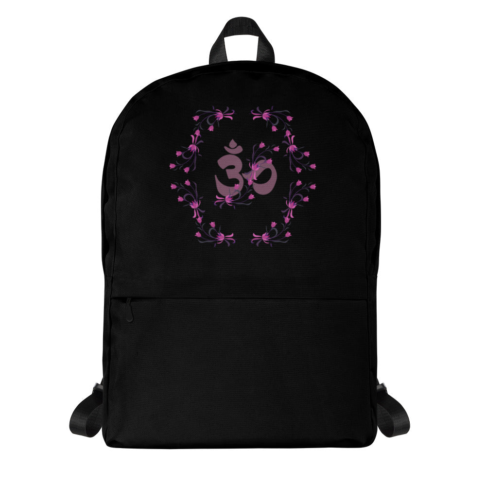 Floral Om backpack