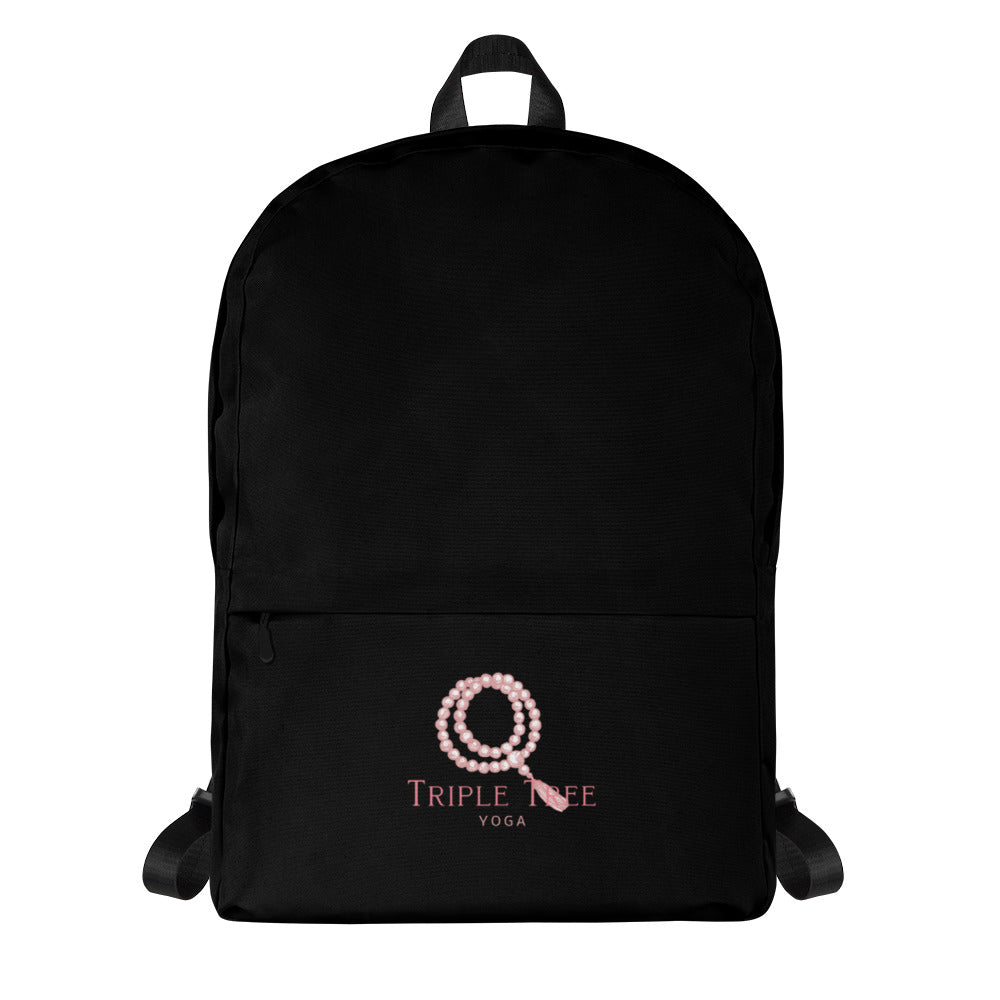 Triple Tree Yoga logo backpack