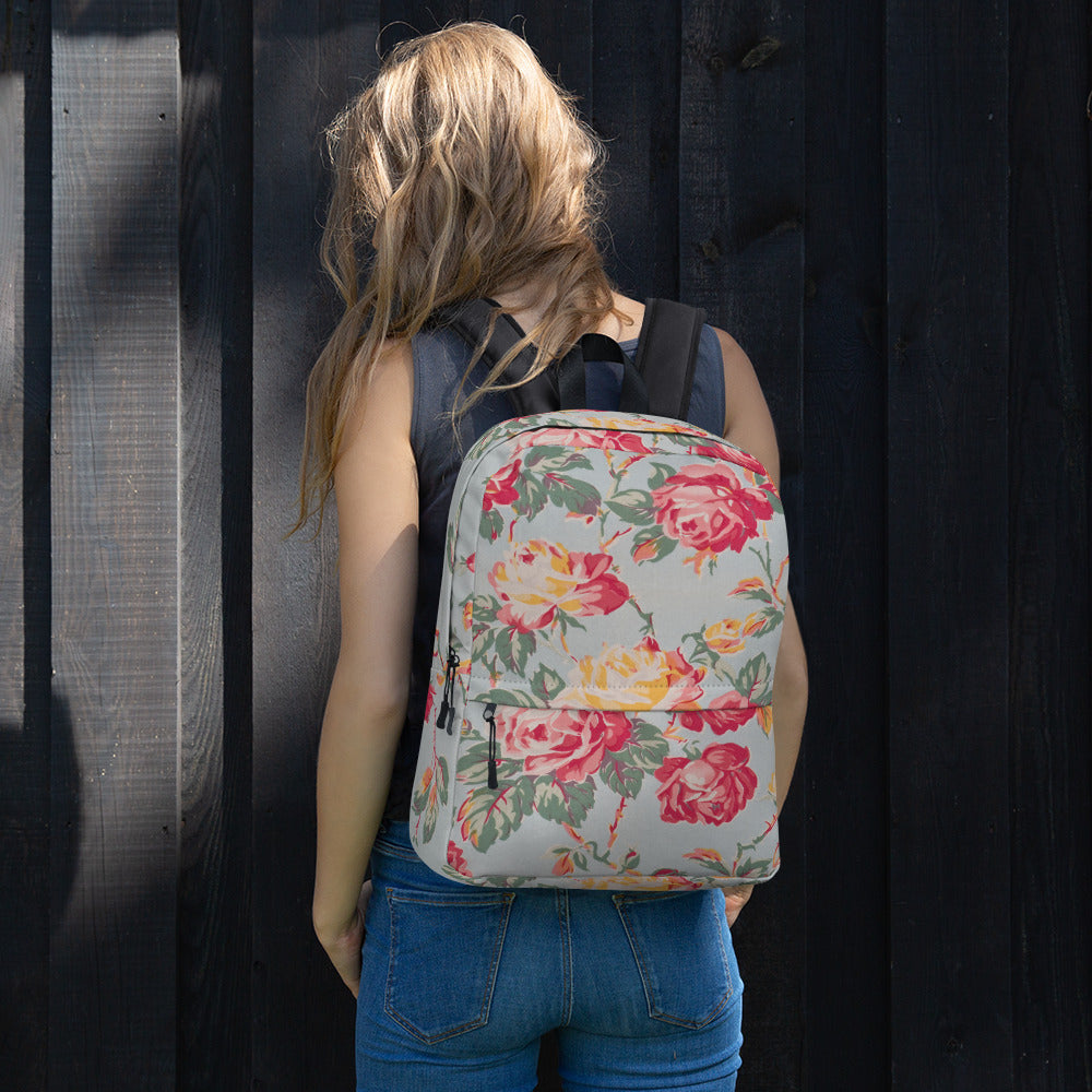 Vintage roses backpack