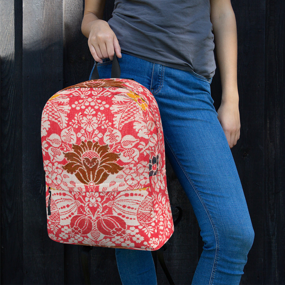 William Morris print backpack