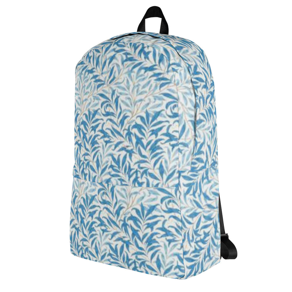 William Morris print backpack