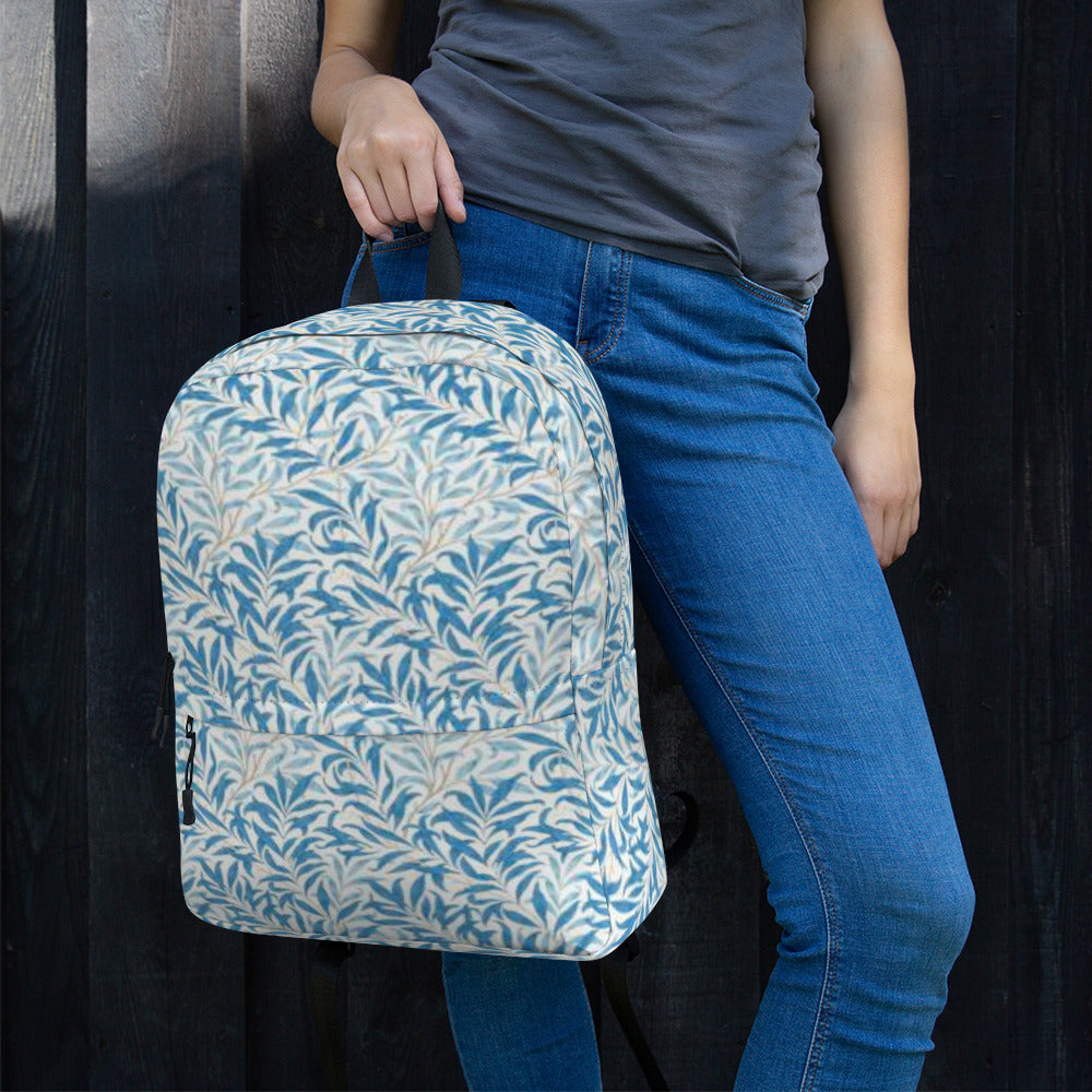 William Morris print backpack