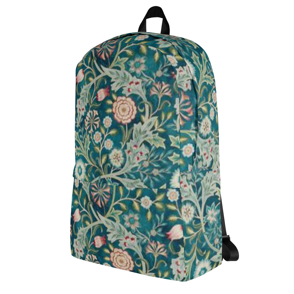 William Morris print backpack