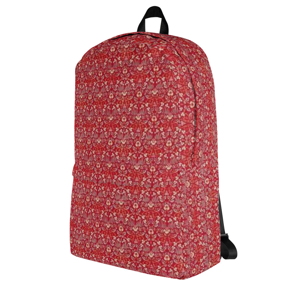 William Morris print backpack