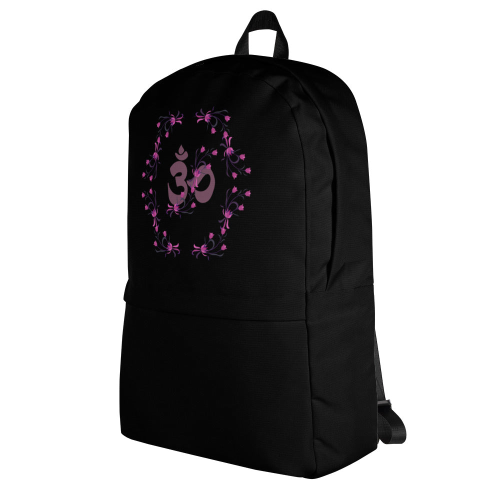 Floral Om backpack