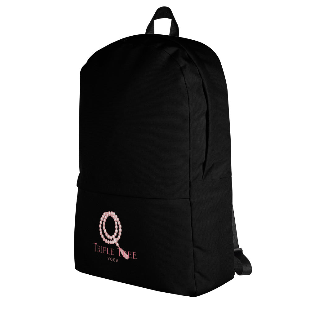 Triple Tree Yoga logo backpack