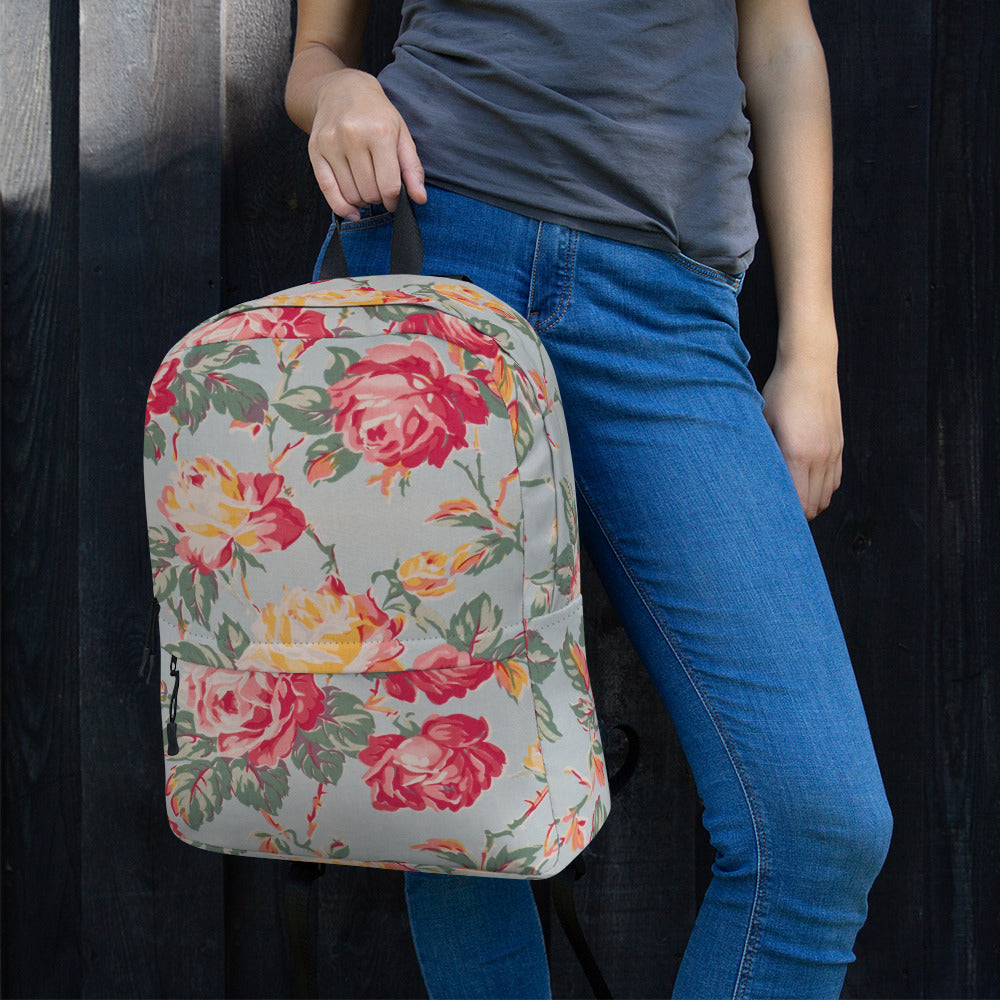 Vintage roses backpack