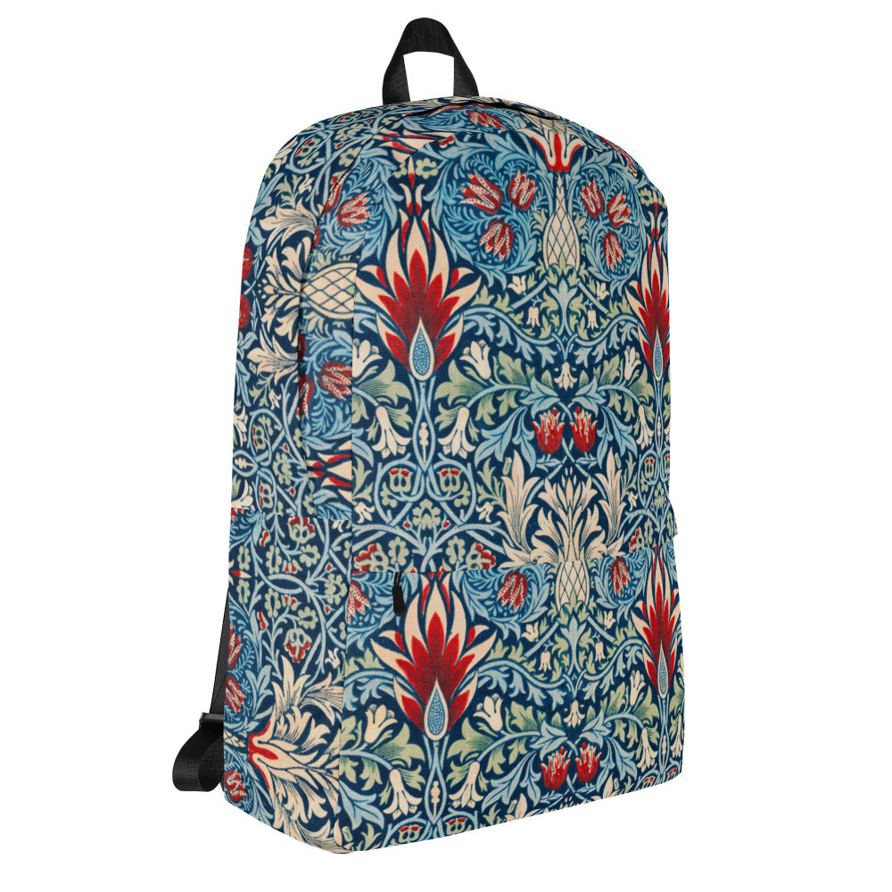 William Morris print backpack