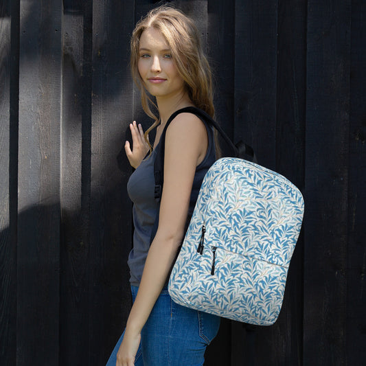 William Morris print backpack