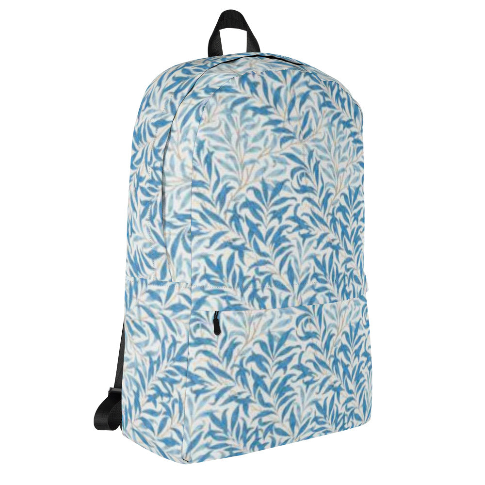 William Morris print backpack