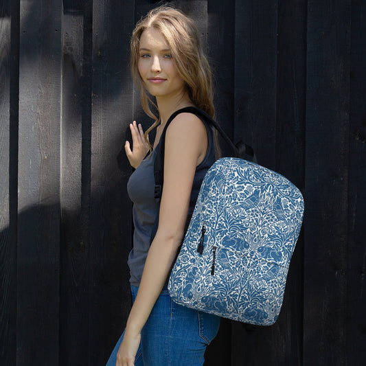 William Morris print backpack