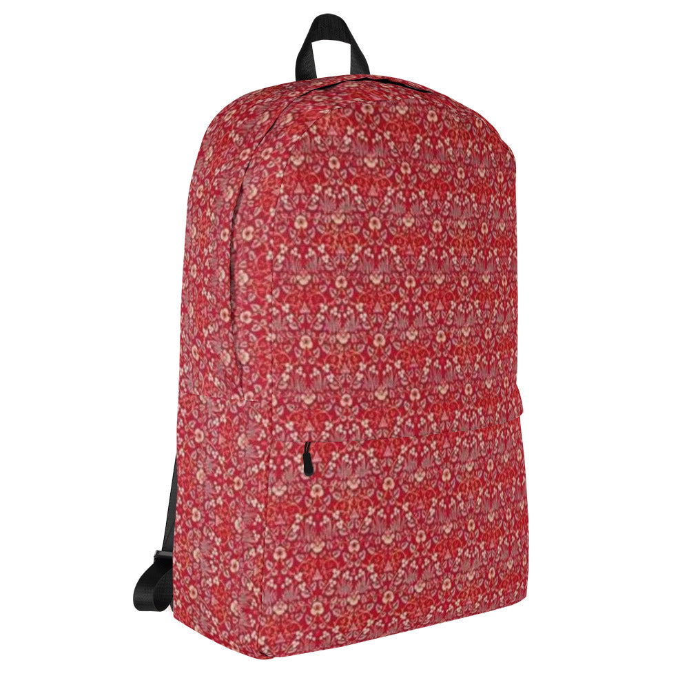 William Morris print backpack