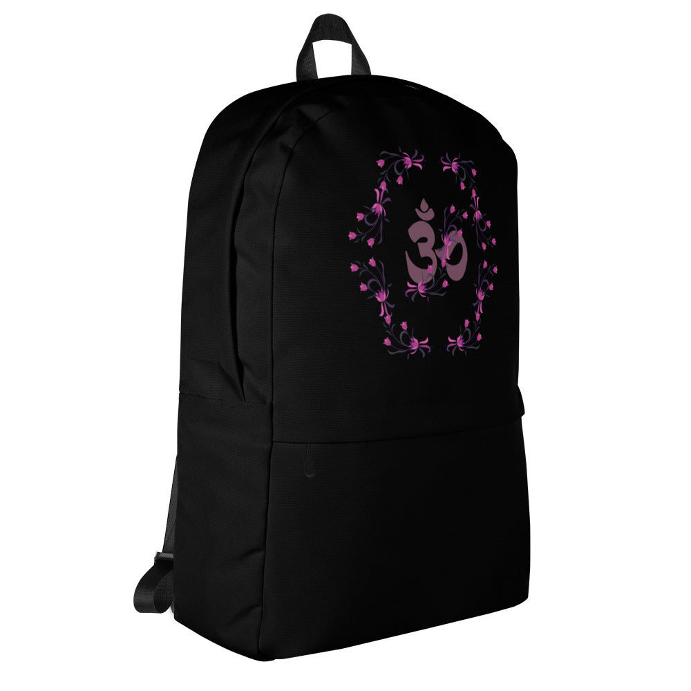 Floral Om backpack