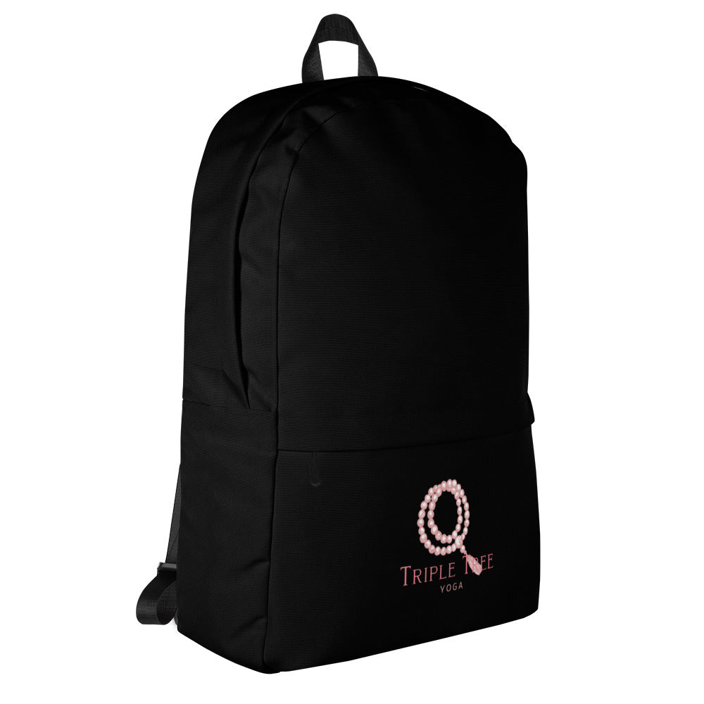 Triple Tree Yoga logo backpack