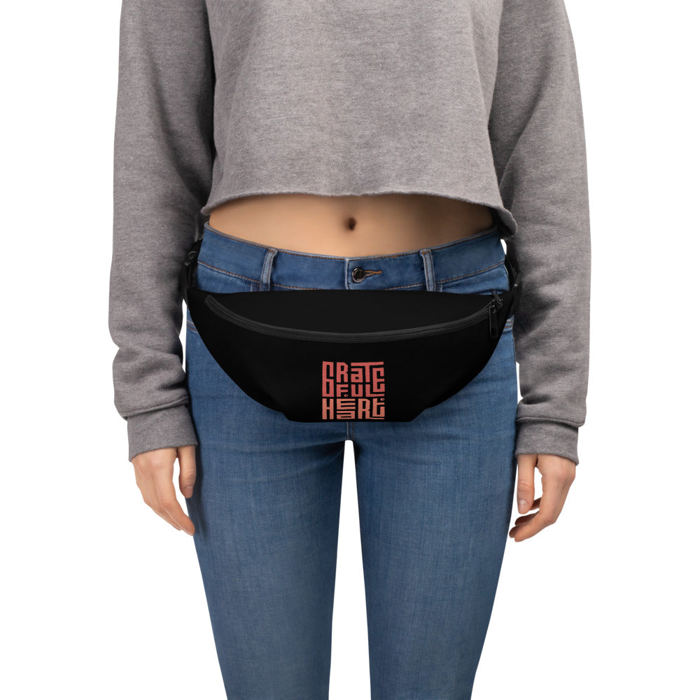 Grateful heart belt bag