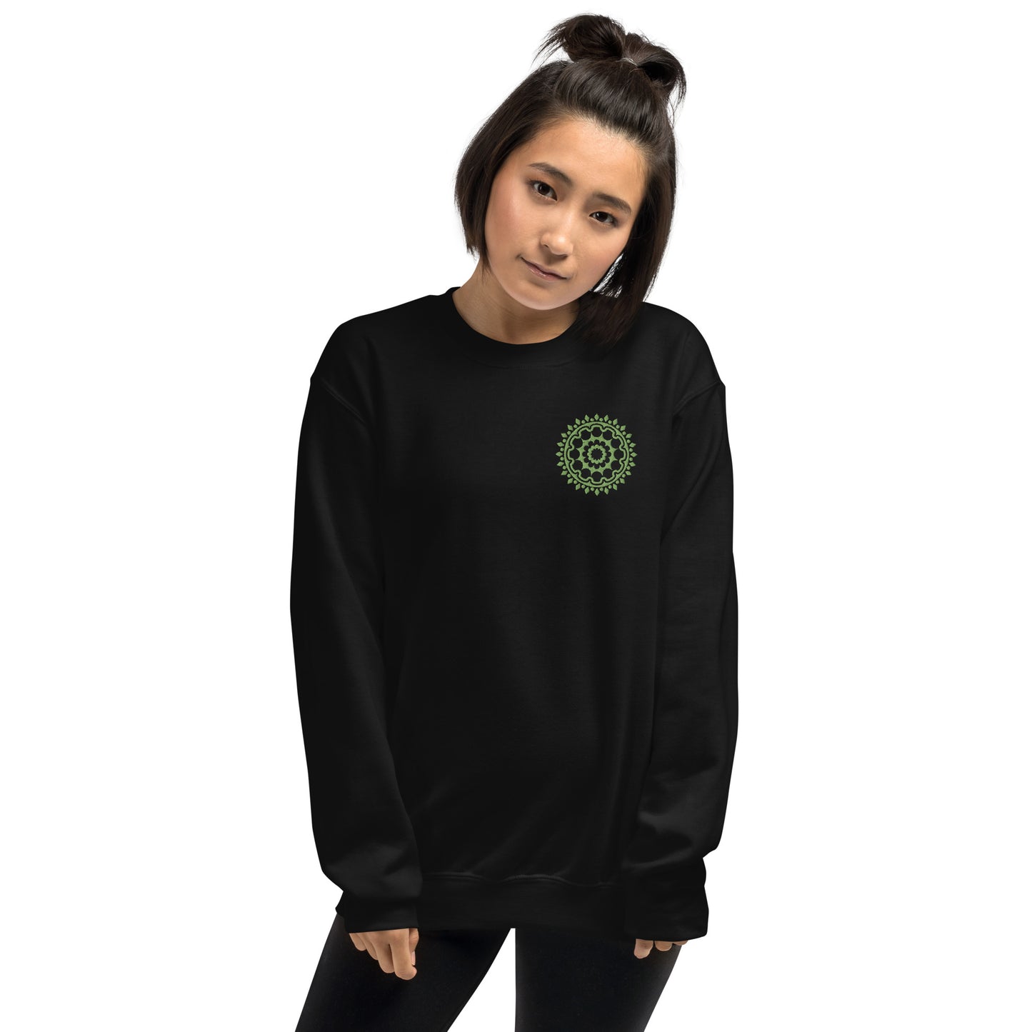 Embroidered Mandala unisex sweatshirt