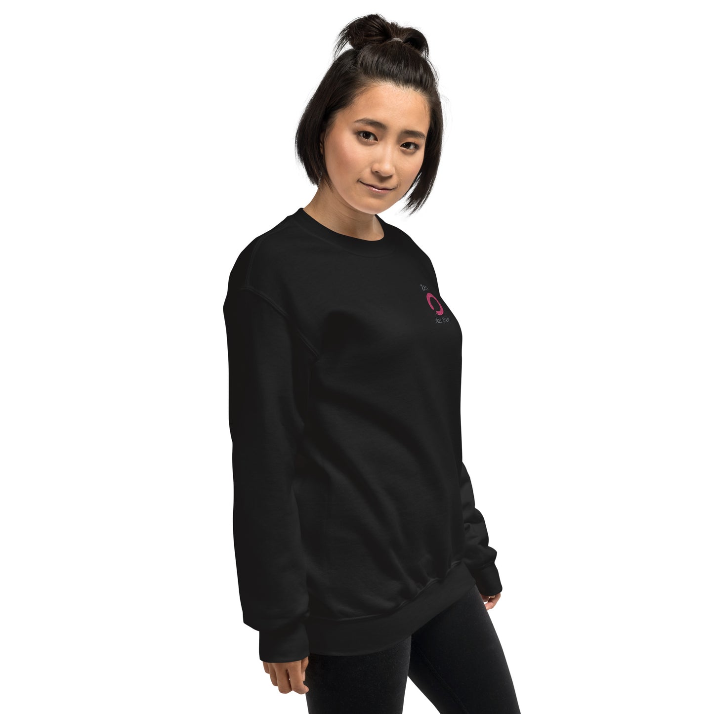 Embroidered Zen all day unisex sweatshirt