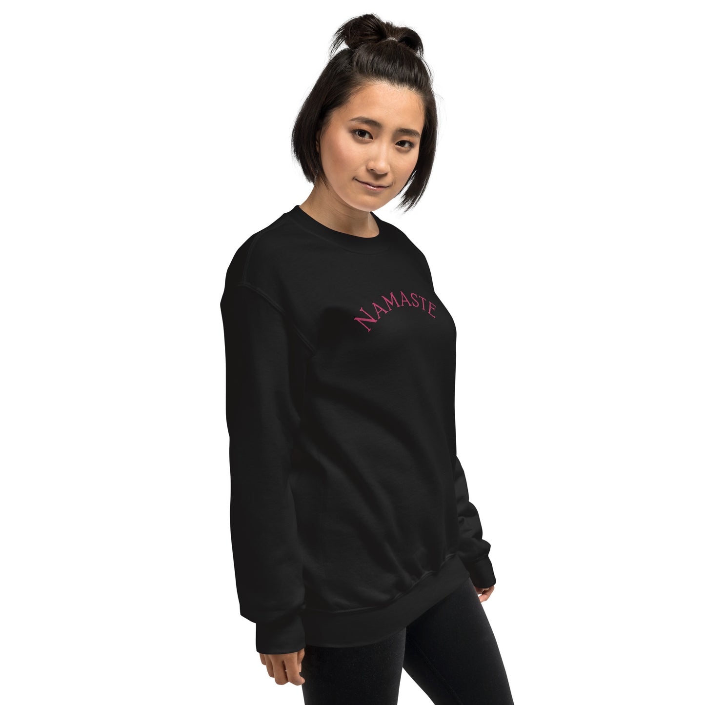 Embroidered Namaste unisex sweatshirt