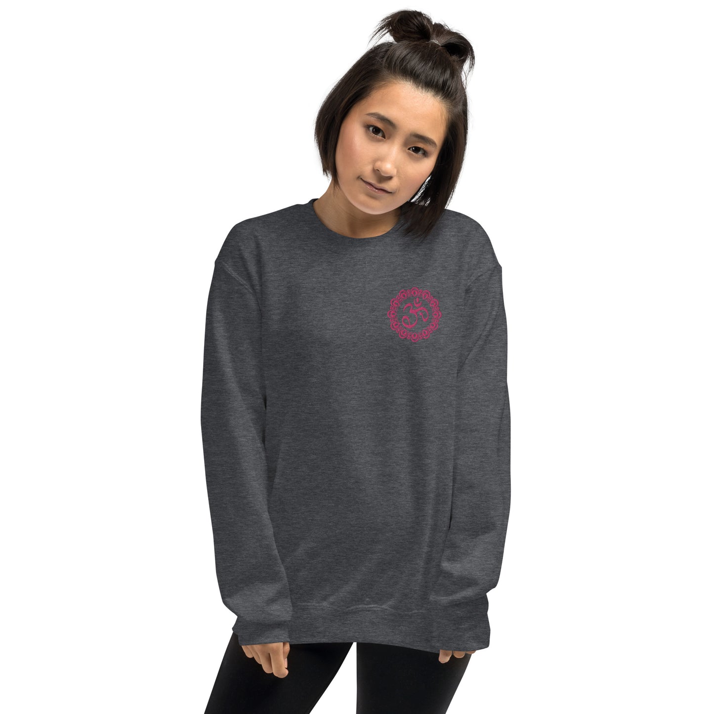 Embroidered Om Mandala unisex sweatshirt