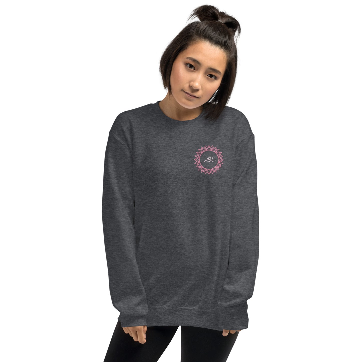 Embroidered Om yoga unisex sweatshirt