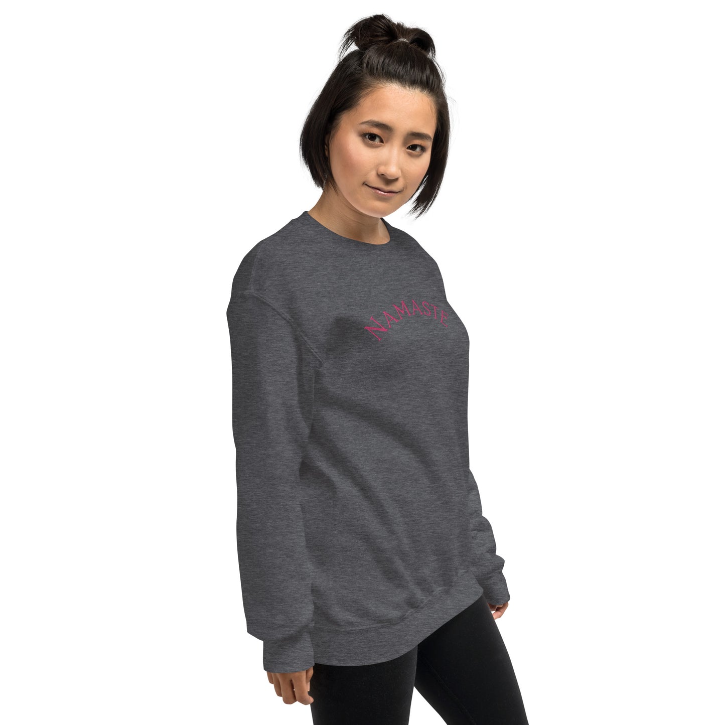 Embroidered Namaste unisex sweatshirt