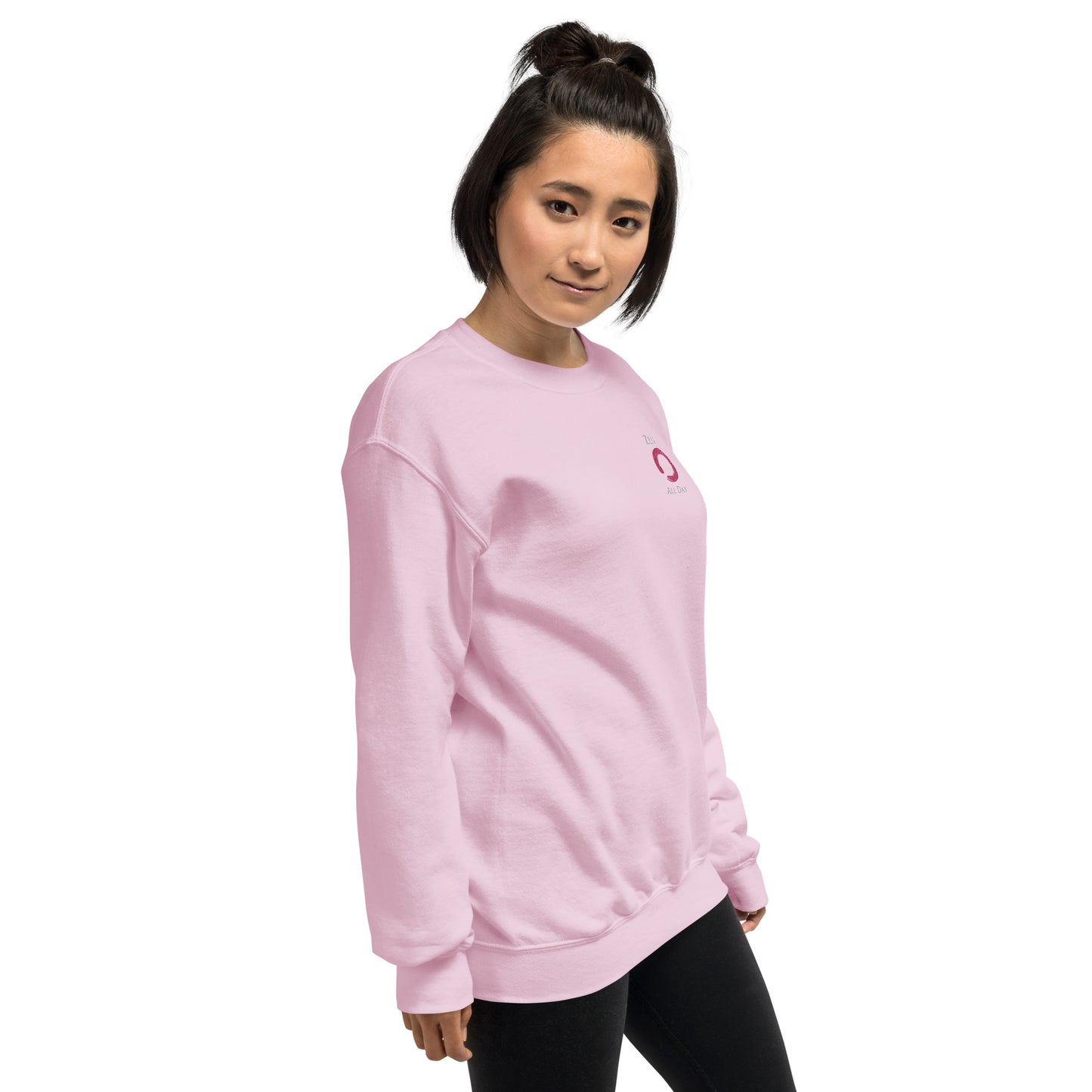 Embroidered Zen all day unisex sweatshirt