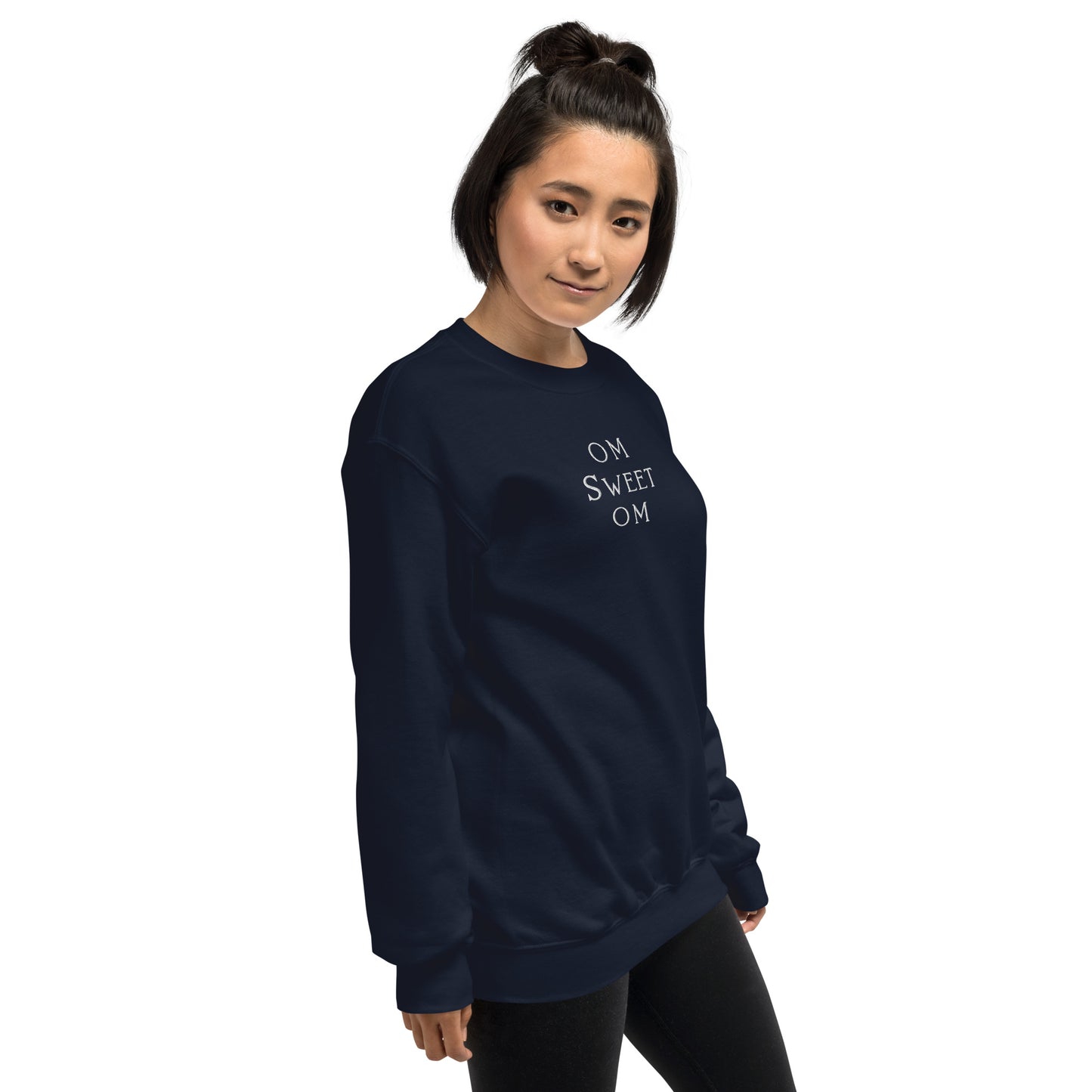 Embroidered Om Sweet Om unisex sweatshirt