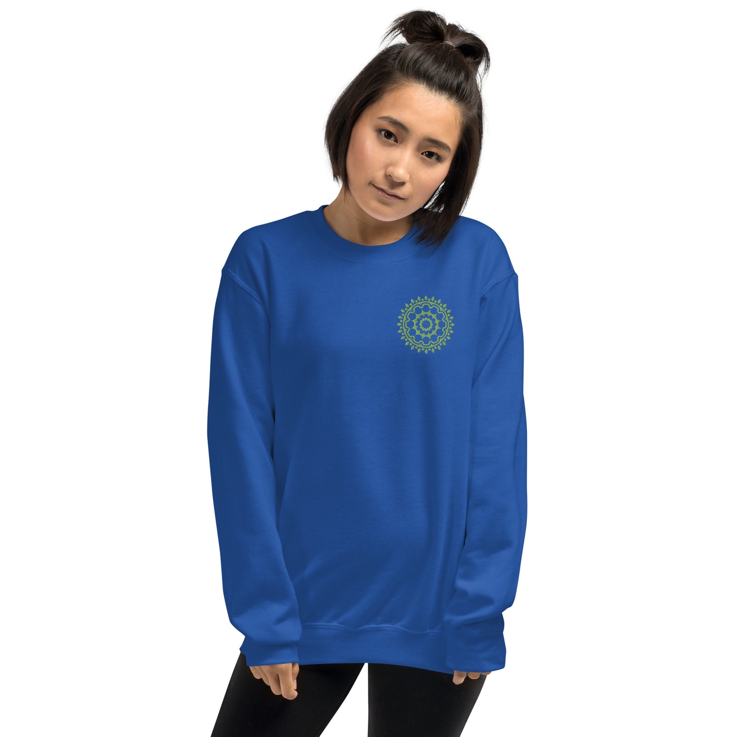 Embroidered Mandala unisex sweatshirt