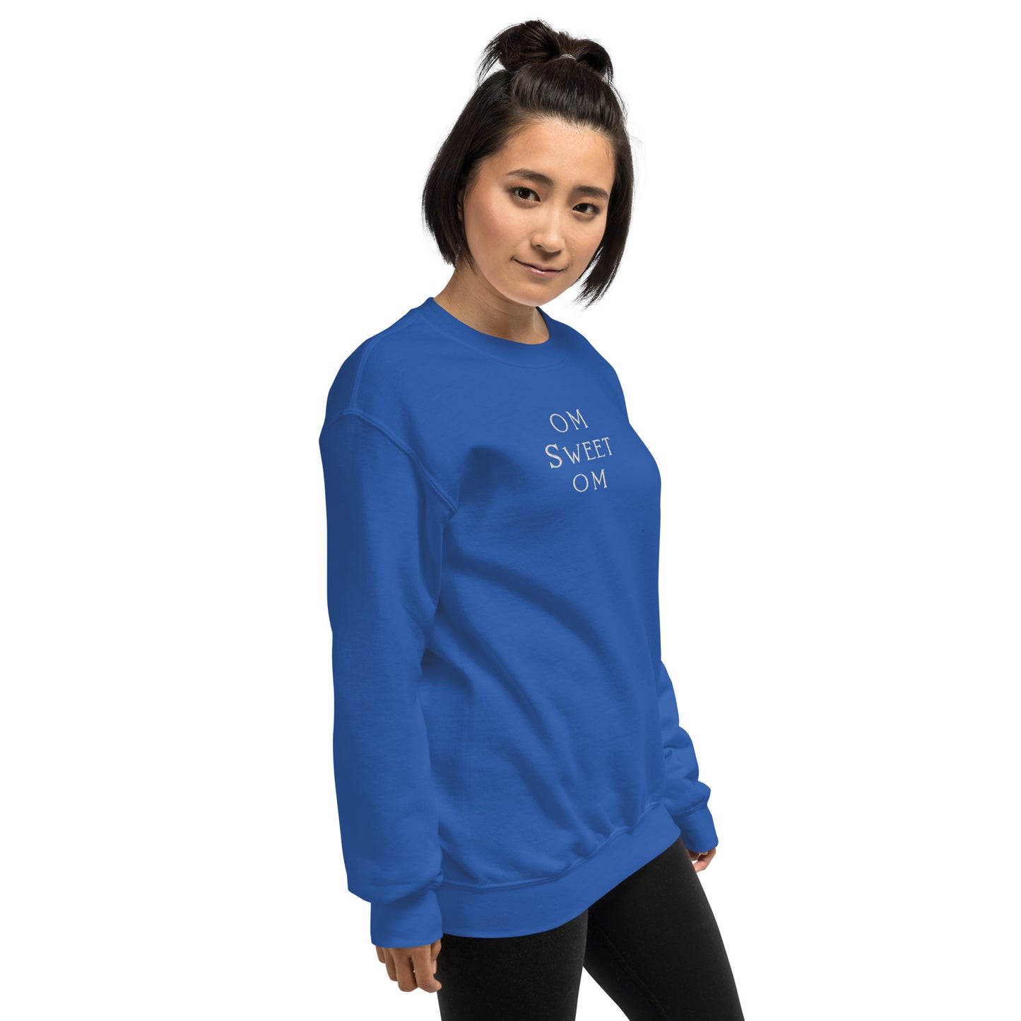 Embroidered Om Sweet Om unisex sweatshirt