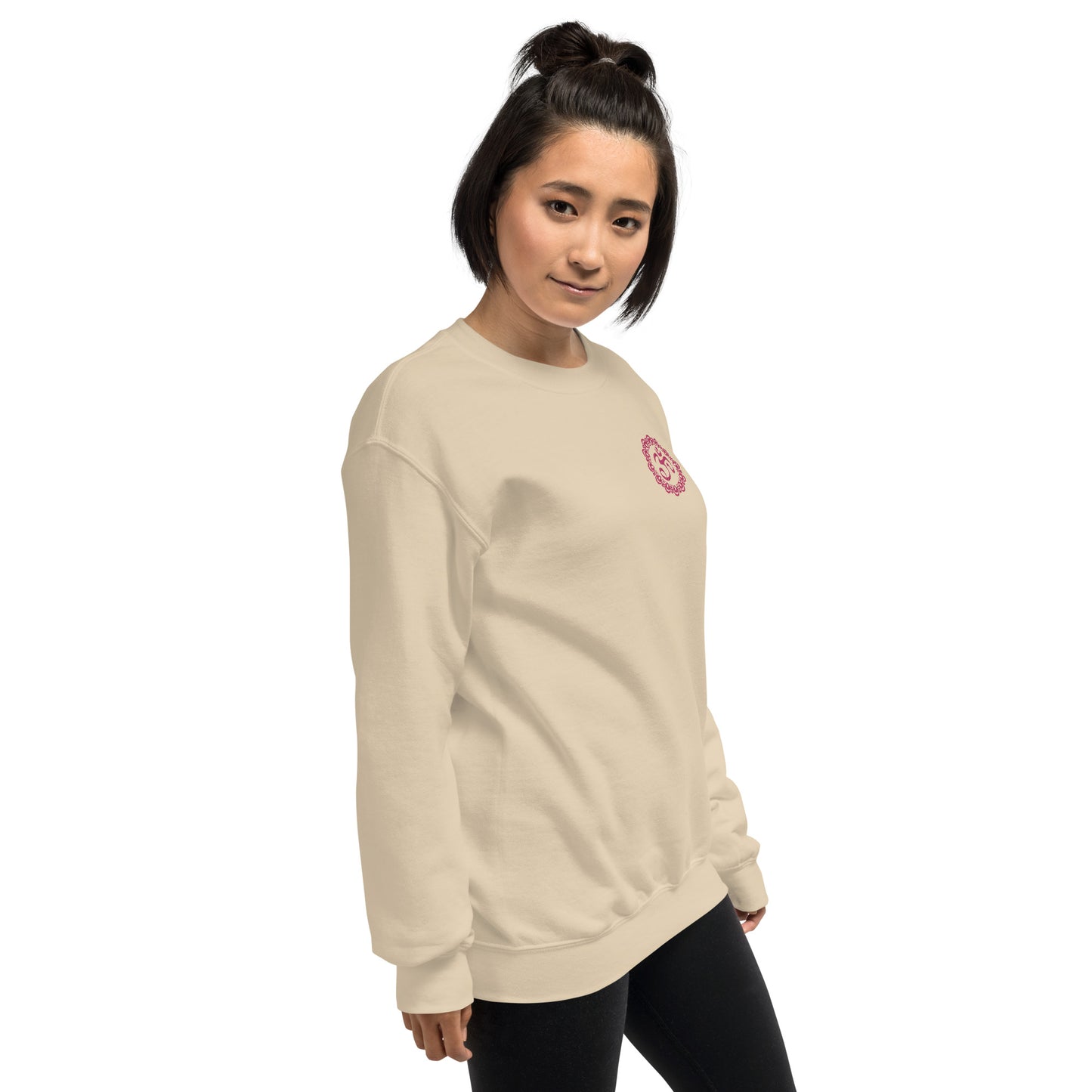 Embroidered Om Mandala unisex sweatshirt