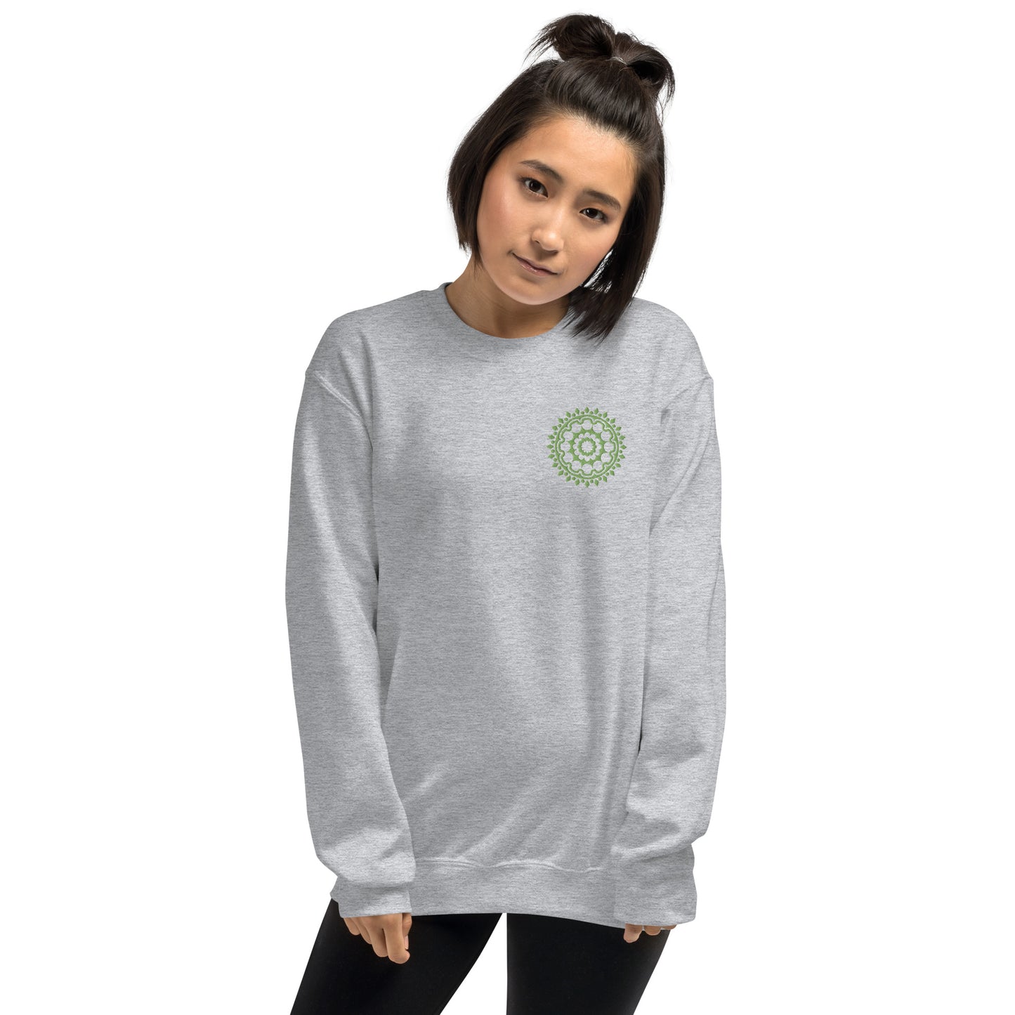 Embroidered Mandala unisex sweatshirt