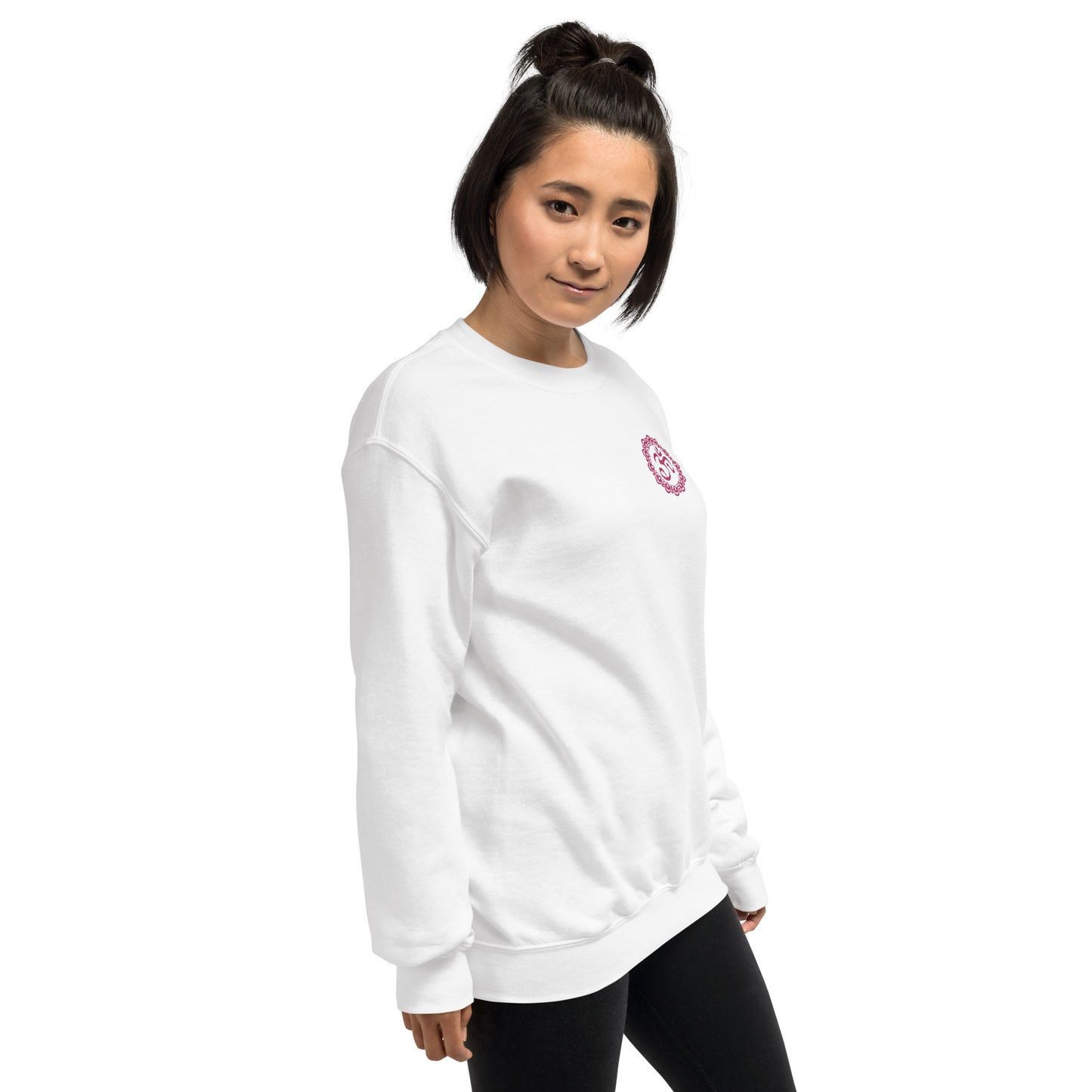 Embroidered Om Mandala unisex sweatshirt