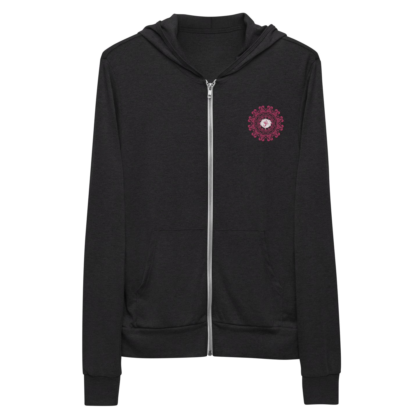 Om Mandala unisex zip hoodie