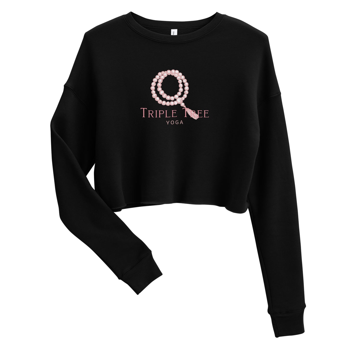 Triple Tree Yoga logo crop sweatshirt