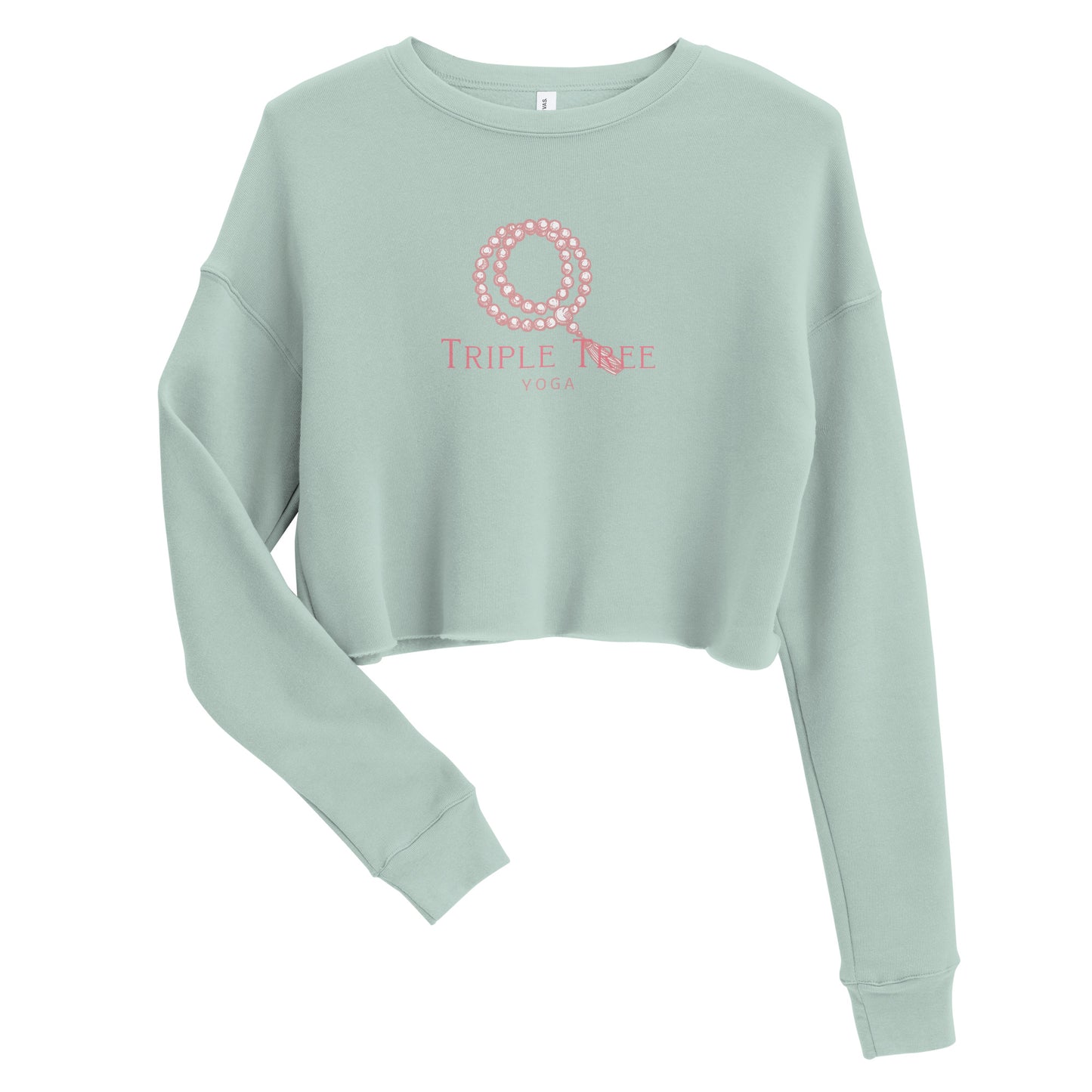 Triple Tree Yoga logo crop sweatshirt