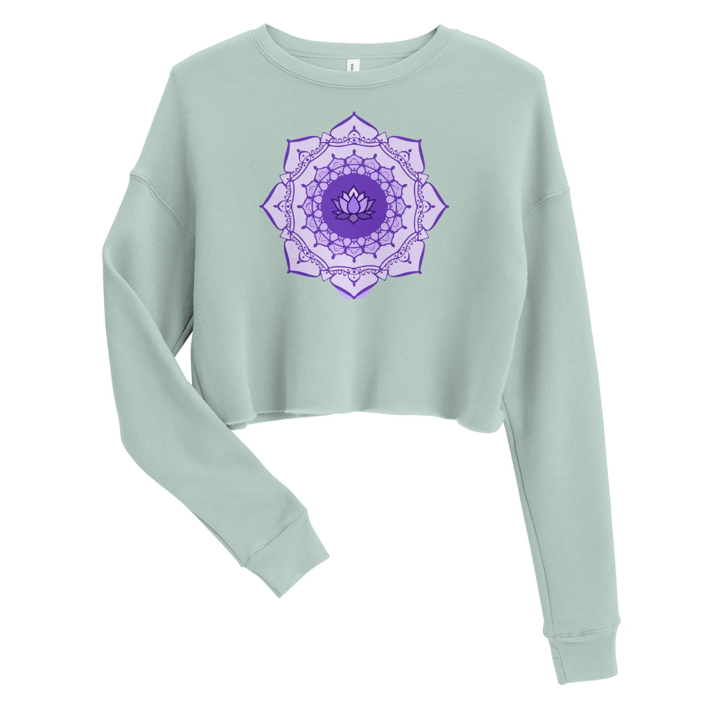 Om Mandala crop sweatshirt