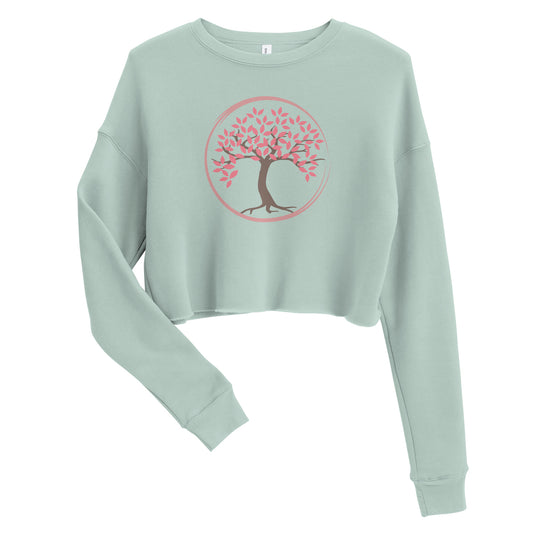 Tree of Life crop sweatshirt