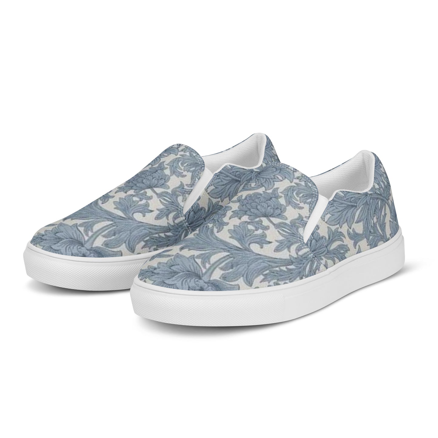 William Morris print women’s slip-on canvas sneakers