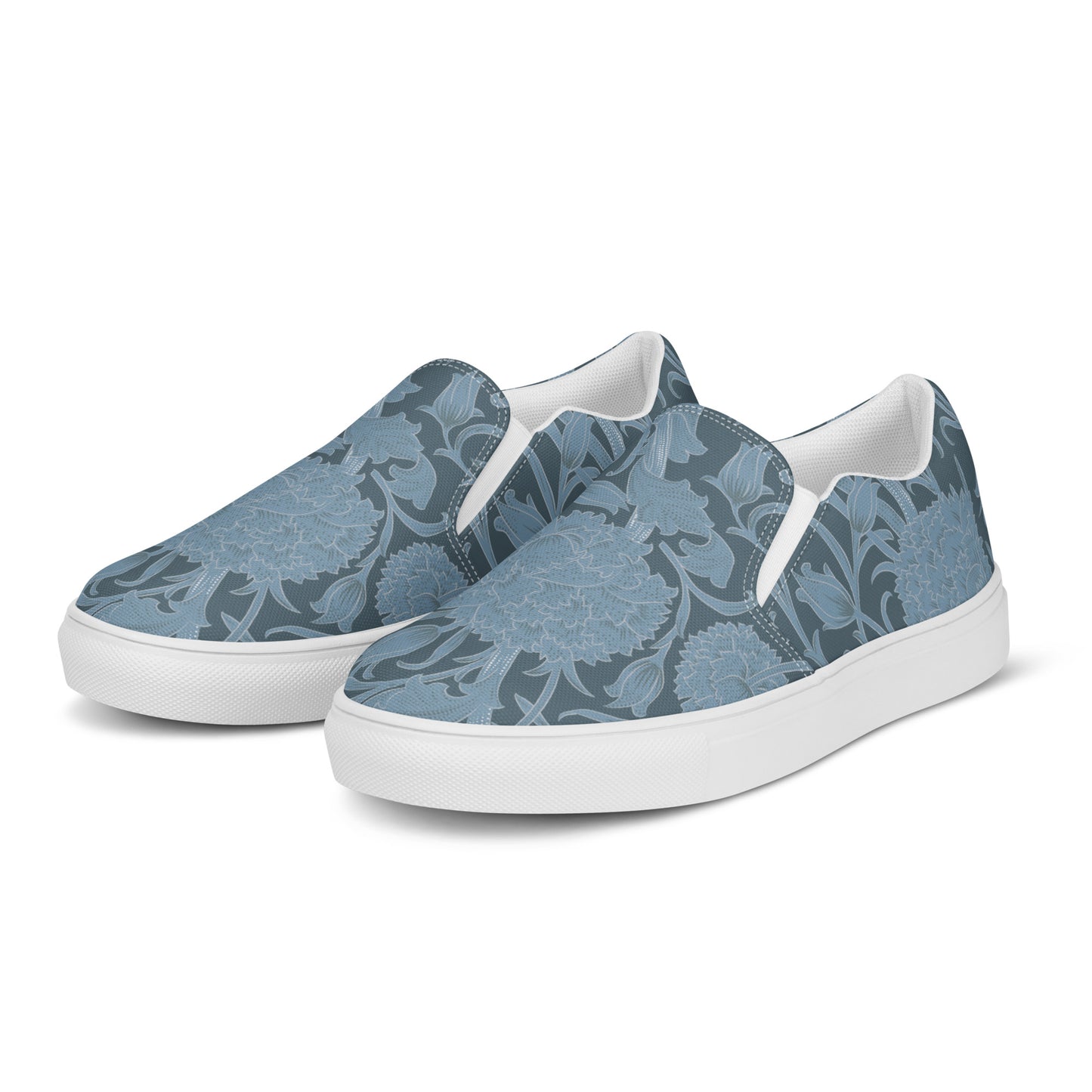 William Morris print women’s slip-on canvas sneakers