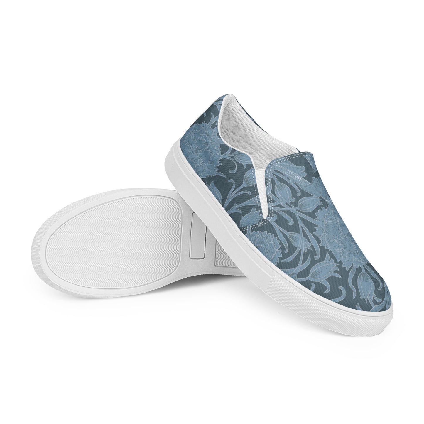 William Morris print women’s slip-on canvas sneakers