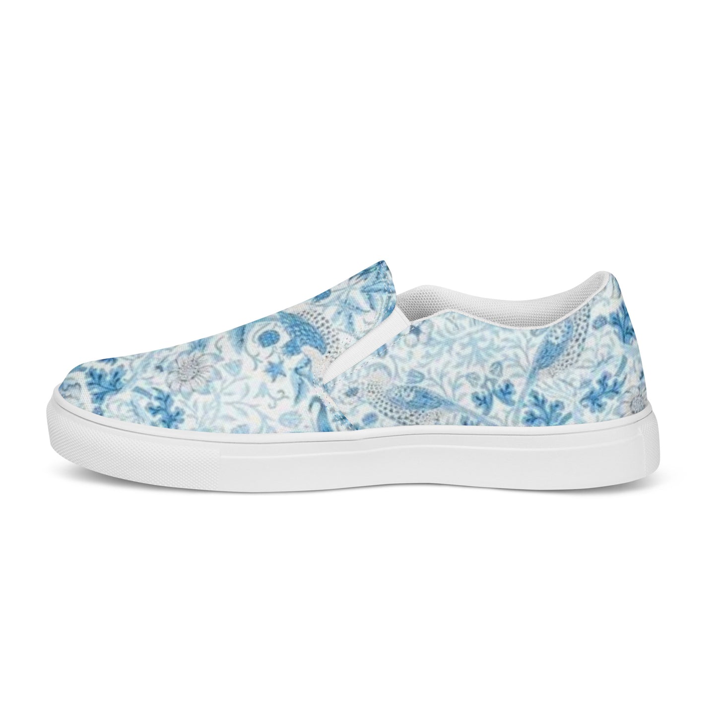 William Morris print women’s slip-on canvas sneakers